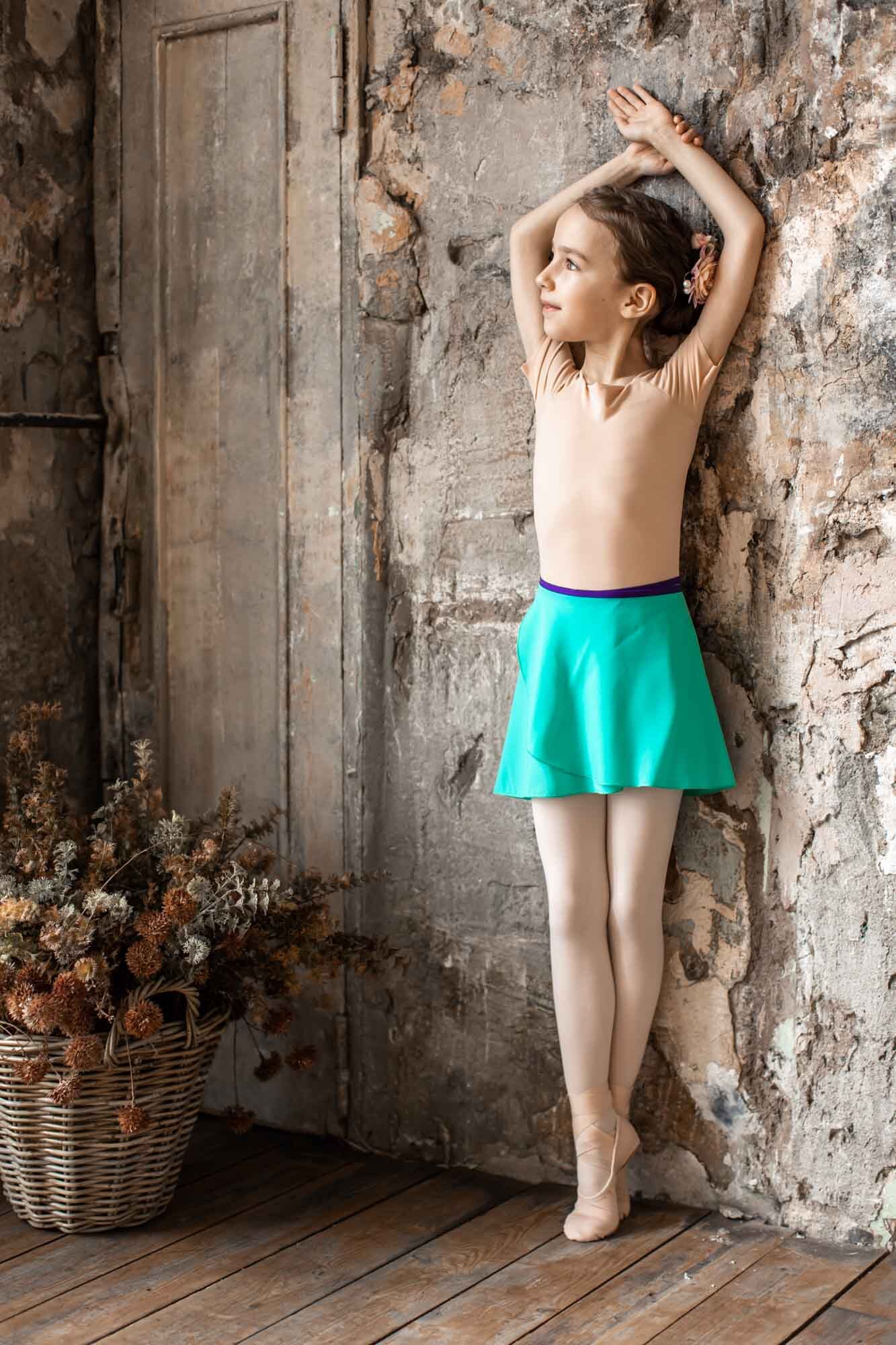 Beige Kids Leotard