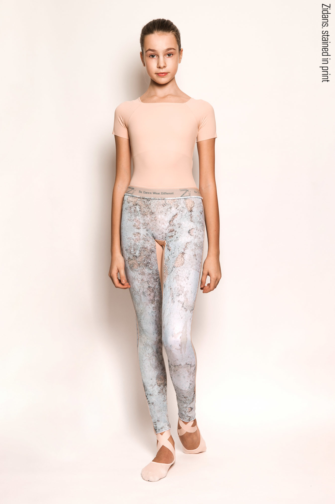 Beige Kids Leotard