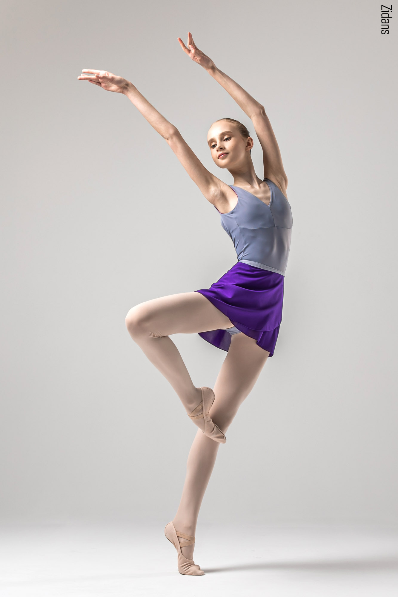 Grey Triangle Leotard
